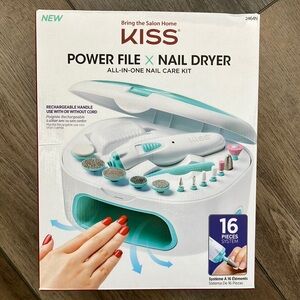 NEW 16 Piece Nail File and Dryer Manicure Kit